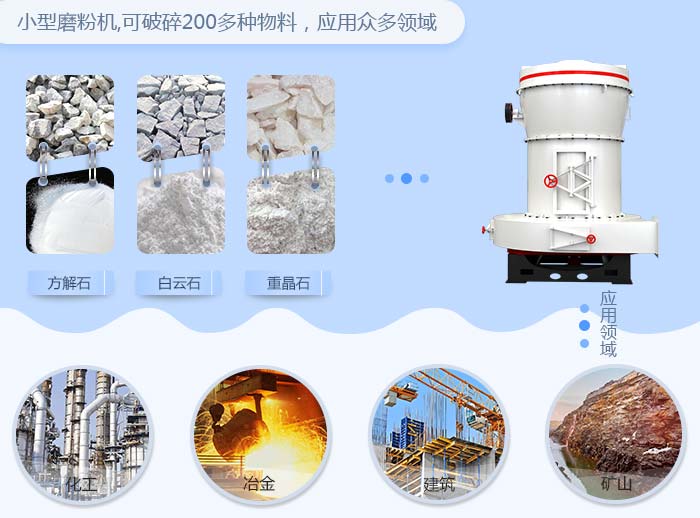 磨粉機應用范圍 磨粉機應用范圍