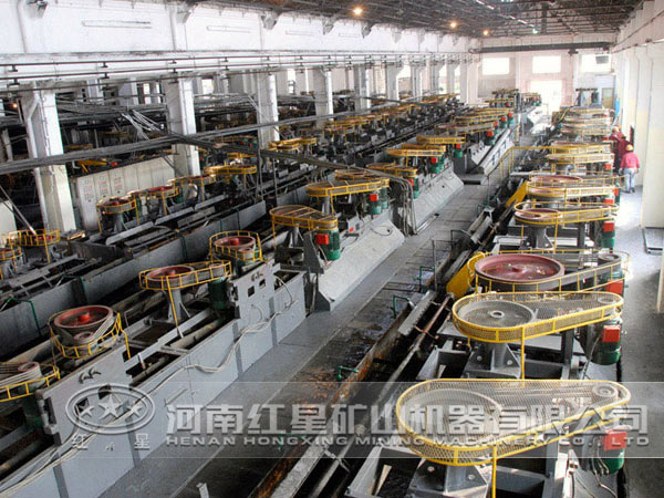 鉛、鋅多金屬礦選礦現(xiàn)場