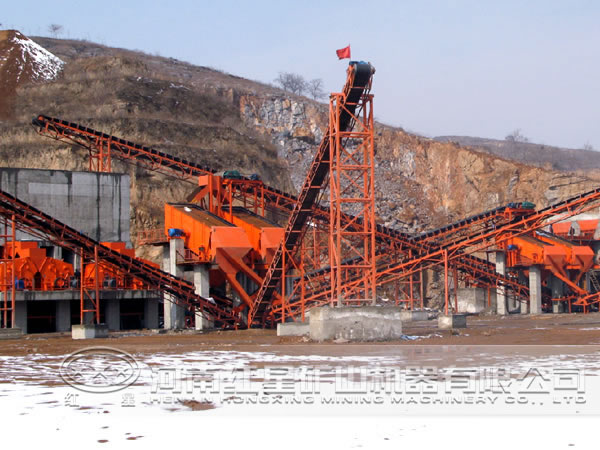 制砂生產(chǎn)線現(xiàn)場