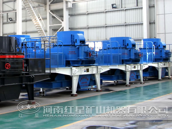 制砂機生產(chǎn)車間