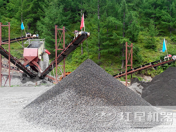 HVI沖擊式制砂、整形機(jī)加工出的石料