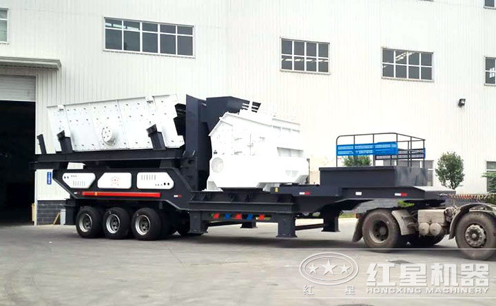 車載移動(dòng)細(xì)碎制砂機(jī)發(fā)貨 車載移動(dòng)細(xì)碎制砂機(jī)發(fā)貨