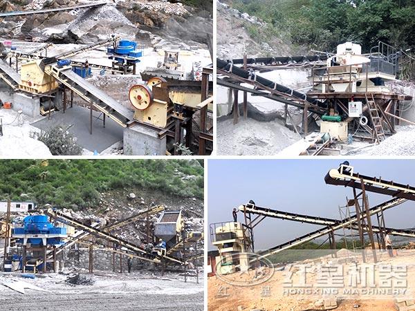 環(huán)保型制砂機(jī)作業(yè)在湖南、山東等地
