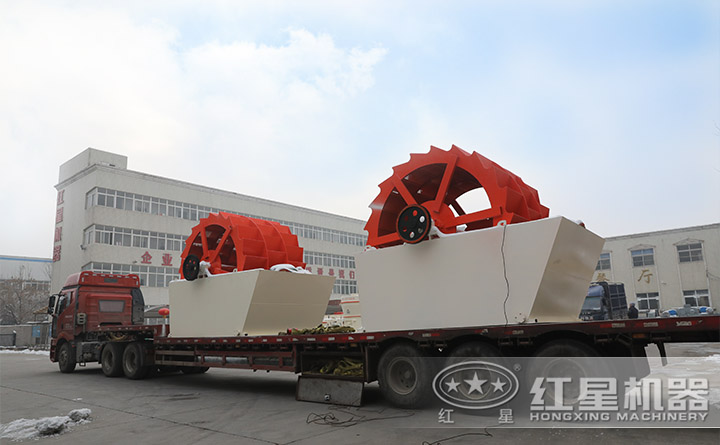 水輪洗砂機(jī)發(fā)貨現(xiàn)場 水輪洗砂機(jī)發(fā)貨現(xiàn)場