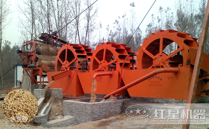 洗石機(jī)作業(yè)現(xiàn)場(chǎng) 洗石機(jī)作業(yè)現(xiàn)場(chǎng)