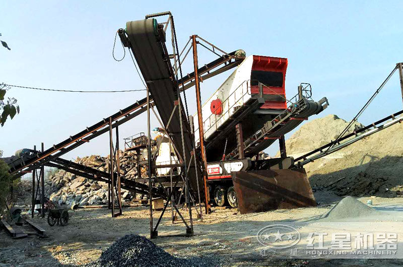移動制砂生產(chǎn)現(xiàn)場 移動制砂生產(chǎn)現(xiàn)場