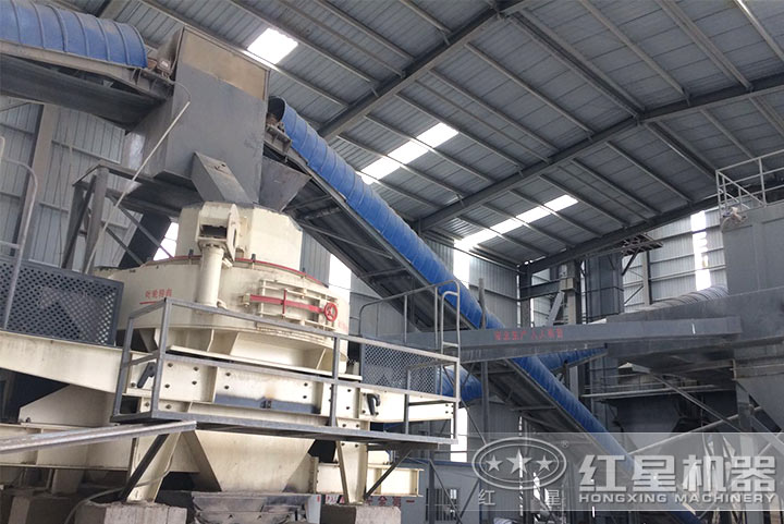 VSI制砂機生產現(xiàn)場